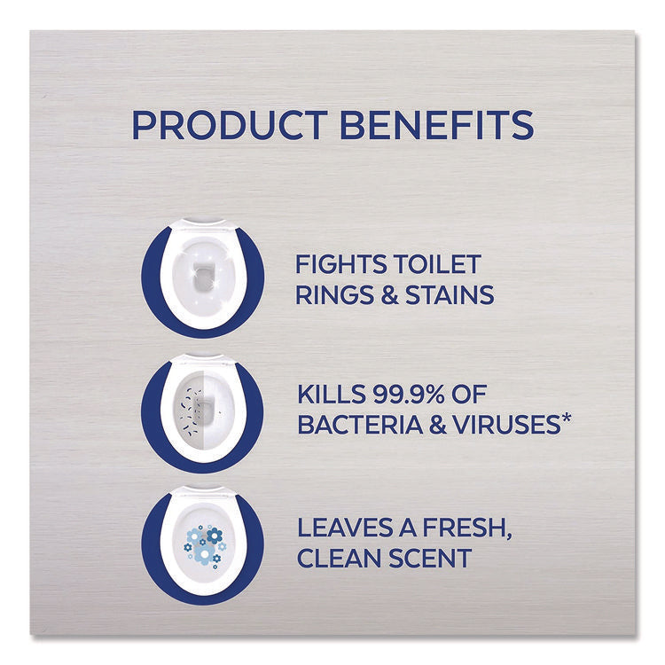 Disinfectant Toilet Bowl Cleaner w/Lime/Rust Remover, Atlantic Fresh, 24 oz, 9/Carton