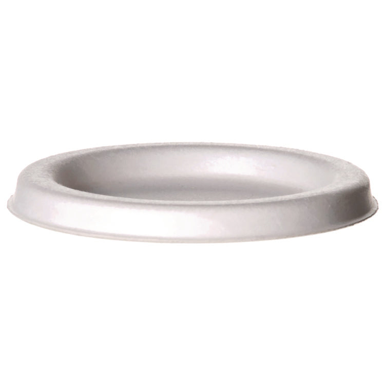 Vanguard Sugarcane Portion Cup Lid, Fits 2 oz Portion Cups, White, 2,500/Carton