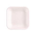 Vanguard Worldview Renewable and Compostable Sugarcane Takeout Containers, 9.9 oz, 5 x 5 x 1, White, 800/Carton