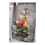Renewable and Compostable Rectangular Deli Containers, 32 oz, 7.5 x 6.5 x 3, Clear, Plastic, 50/Pack, 4 Packs/Carton
