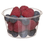 Renewable and Compostable Portion Cups, 3 oz, Plastic, Clear, 100/Pack, 20 Packs/Carton