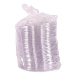 Renewable and Compostable Lids, Fits 24, 32 and 48 oz Salad Bowls, Clear, Plastic, 300/Carton
