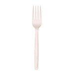 Cutlery for Cutlerease Dispensing System, Fork, Plastic, White, 960/Carton