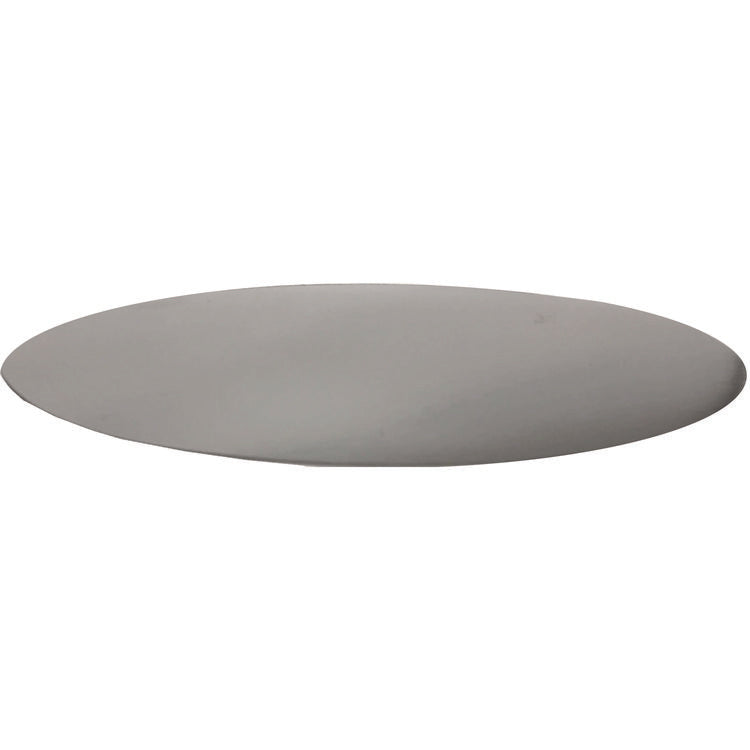 Foil Laminated Board Lids, 9" Diameter, Silver, Aluminum, 500/Carton