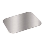 Foil Laminated Board Lids, Fits 2061/2062, 5.88 x 8.44, Aluminum, 500/Carton