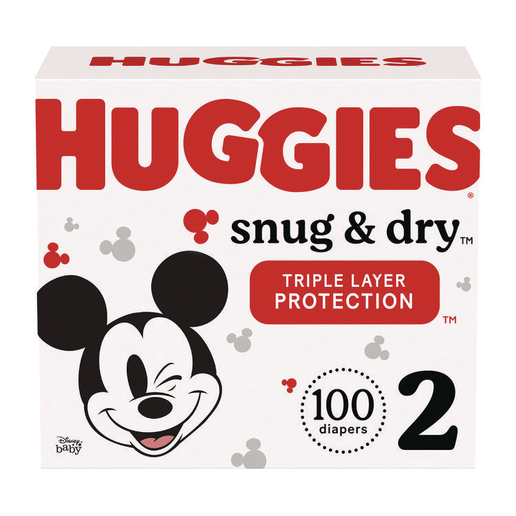 Snug and Dry Diapers, Size 2, 12 lbs to 18 lbs, 116/Carton