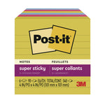 Note Pads in Summer Joy Color Collection Colors, 4" x 4", Note Ruled, 90 Sheets/Pad, 6 Pads/Pack