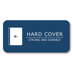 Hardcover Marble Composition Book, Unruled, Blue Marble Cover, (100) 9.75 x 7.5 Sheets