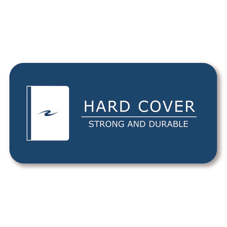 Hardcover Marble Composition Book, Unruled, Blue Marble Cover, (100) 9.75 x 7.5 Sheets