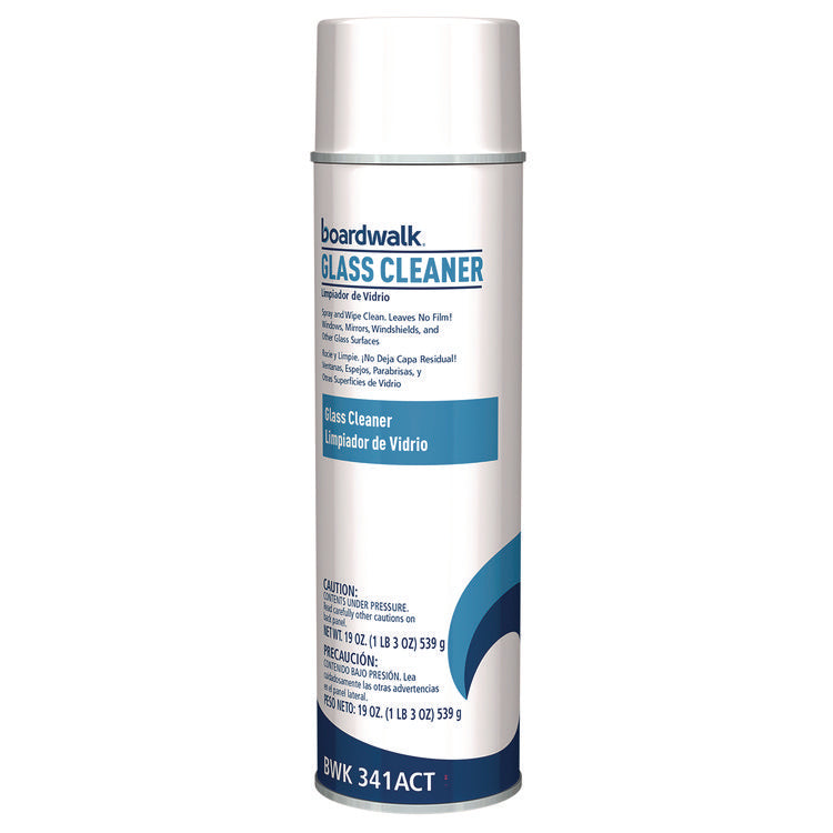 Heavy-Duty Glass Cleaner, Sweet Scent, 19 oz, Aerosol Spray