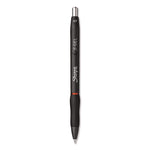 S-Gel Gel Pen, Retractable, Medium 0.7 mm, Red Ink, Black Barrel, 4/Pack
