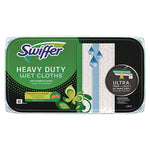 Heavy-Duty Wet Refill Cloths, 8 x 10, Gain Original Scent, White, 10 Cloths/Tub