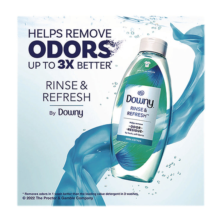 Rinse and Refresh Liquid Fabric Softener, Cool Cotton Scent, 48 oz Bottle