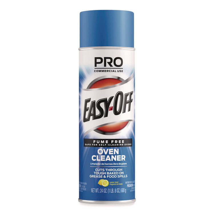 Fume-Free Max Oven Cleaner, Foam, Lemon, 24 oz Aerosol Spray