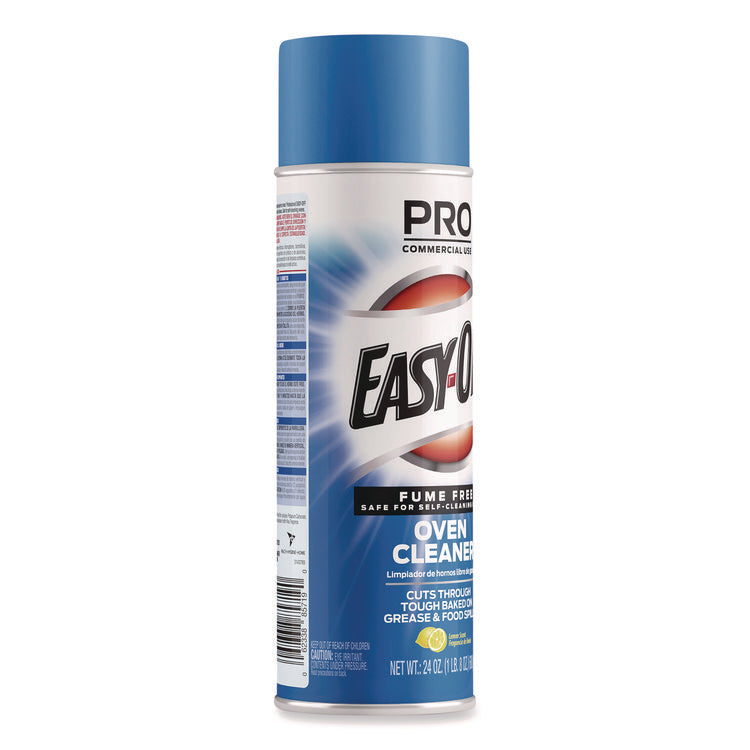 Fume-Free Max Oven Cleaner, Foam, Lemon, 24 oz Aerosol Spray
