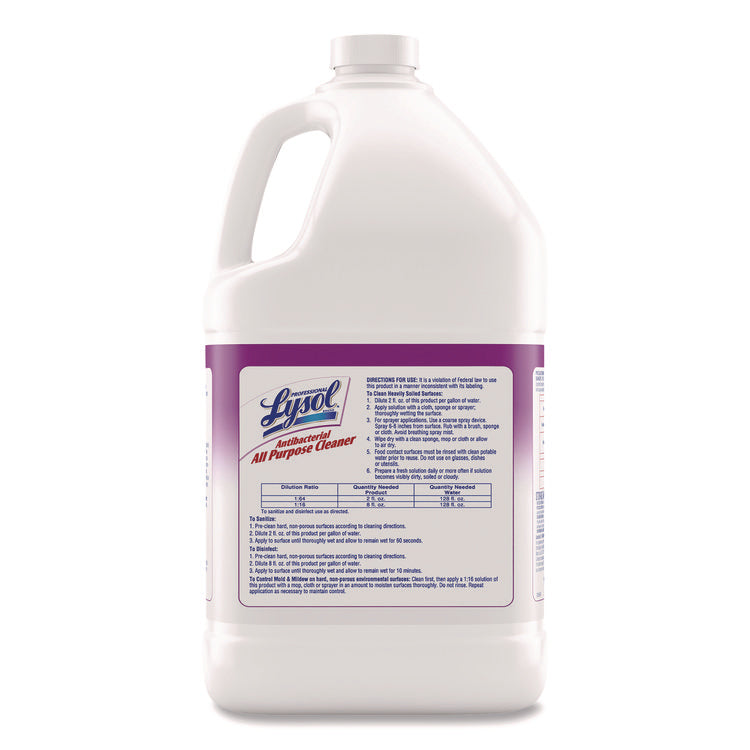 Antibacterial All-Purpose Cleaner Concentrate, 1 Gal Bottle, 4/carton