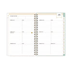 Day Designer "Secret Garden Mint" Academic Year Weekly/Monthly Notes Planner, 8 x 5, 12-Month (July to June): 2025-2026