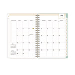 Day Designer "Secret Garden Mint" Academic Year Weekly/Monthly Notes Planner, 8 x 5, 12-Month (July to June): 2025-2026