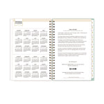 Day Designer "Secret Garden Mint" Academic Year Weekly/Monthly Notes Planner, 8 x 5, 12-Month (July to June): 2025-2026