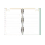 Day Designer "Secret Garden Mint" Academic Year Weekly/Monthly Notes Planner, 8 x 5, 12-Month (July to June): 2025-2026