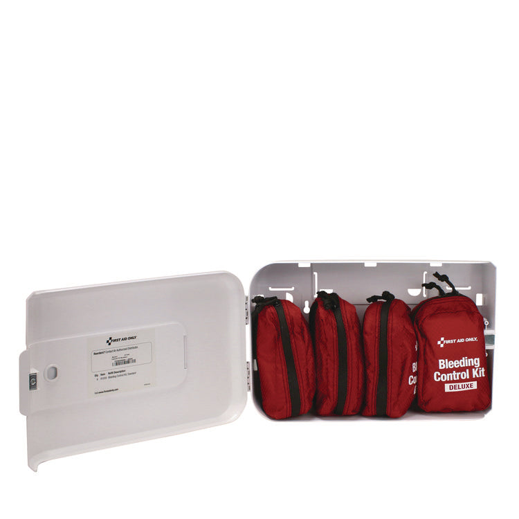 SmartCompliance Complete Bleeding Control Station - Deluxe Pro, 64 Pieces, Plastic Case