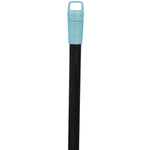 Lobby Dust Pan Broom, 36.86", Black/Blue, 12/Carton