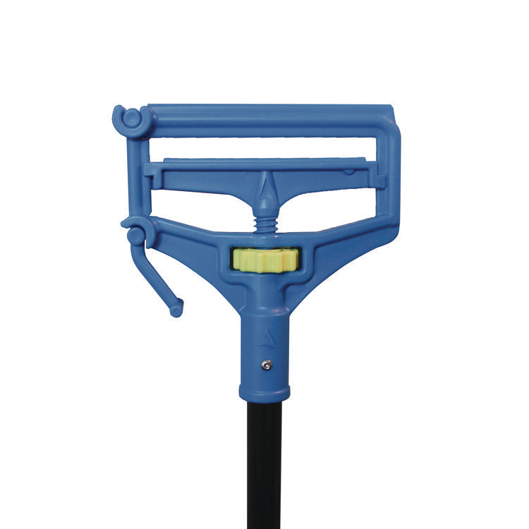 Speed Change Mop Handle, 61.25", Blue/Black, 12/Carton