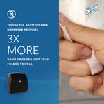 Slimroll Manual Towel Dispenser, 12.65 x 13.02 x 7.18, Black