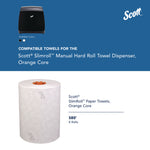 Slimroll Manual Towel Dispenser, 12.65 x 13.02 x 7.18, Black