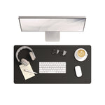 Vegan Leather Desk Pads, 31.5 x 15.7, Charcoal