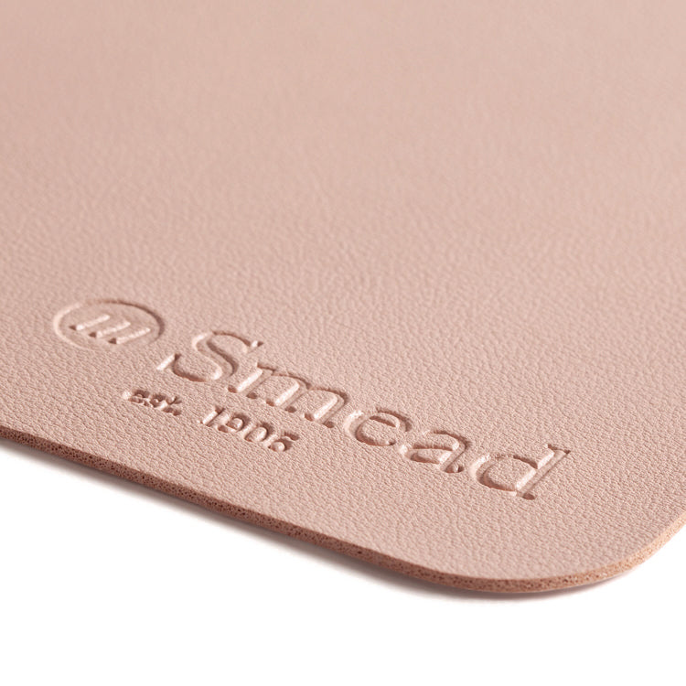 Vegan Leather Desk Pads, 31.5 x 15.7, Light Pink