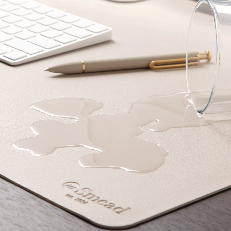 Vegan Leather Desk Pads, 23.6 x 13.7, SandStone