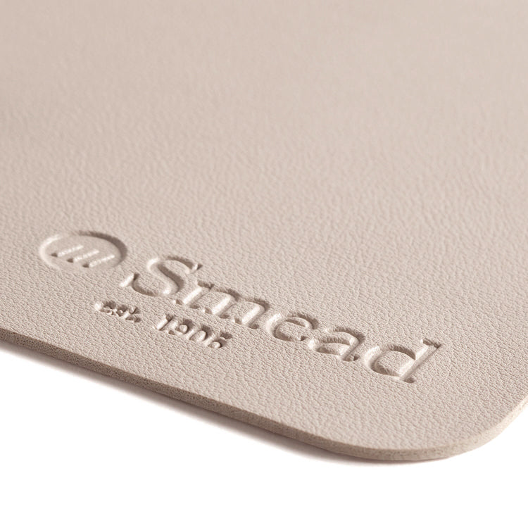 Vegan Leather Desk Pads, 23.6 x 13.7, SandStone