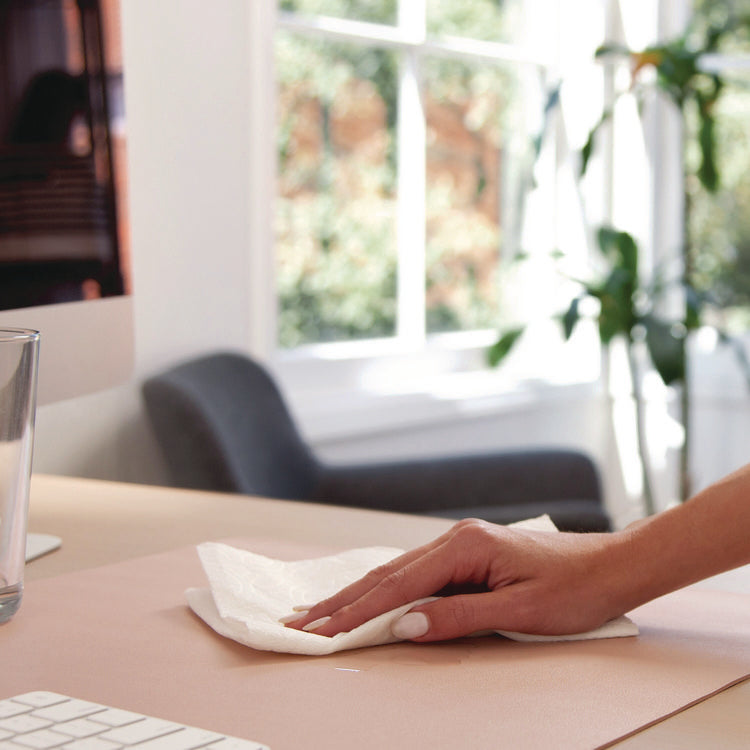 Vegan Leather Desk Pads, 23.6 x 13.7, Light Pink