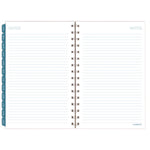 Glacier Weekly/Monthly Planner, Glacier Artwork, 8.5" x 6.38", Blue/Gray/Silver Cover, 12-Month (Jan to Dec): 2025