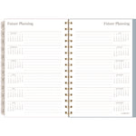 Triad Weekly/Monthly Planner, Geometric Artwork, 8.5" x 6.38", Multicolor Cover, 12-Month (Jan to Dec): 2025