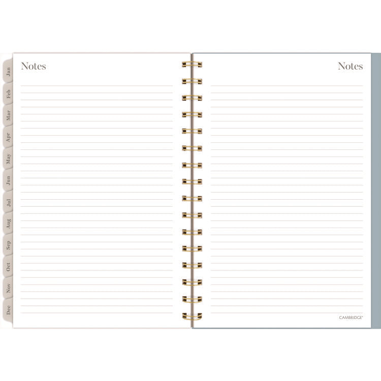 Triad Weekly/Monthly Planner, Geometric Artwork, 8.5" x 6.38", Multicolor Cover, 12-Month (Jan to Dec): 2025