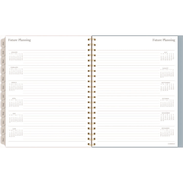 Triad Weekly/Monthly Planner, Geometric Artwork, 11" x 9.25", Multicolor Cover, 12-Month (Jan to Dec): 2025