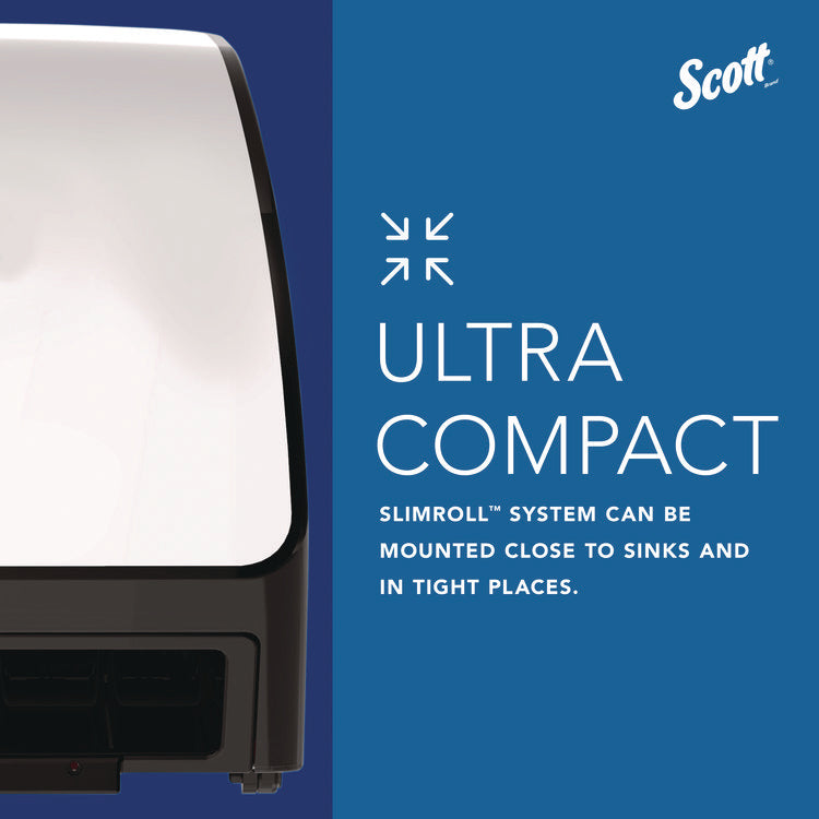 Slimroll Electronic Towel Dispenser, 12.35 x 7.25 x 11.8, White/Black