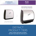 Slimroll Electronic Towel Dispenser, 12.35 x 7.25 x 11.8, White/Black