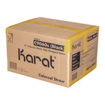 Boba Straws, 9", Black, 1,600/Carton