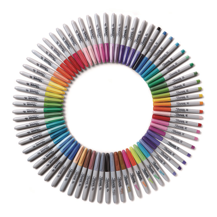 Permanent Markers Ultimate Collection, Assorted Tip Sizes/Types, Assorted Colors, 72/Pack