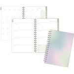 Ombre Weekly/Monthly Planner, Colorful Cloud Artwork, 8.5" x 6.38", Multicolor Cover, 12-Month (Jan to Dec): 2025