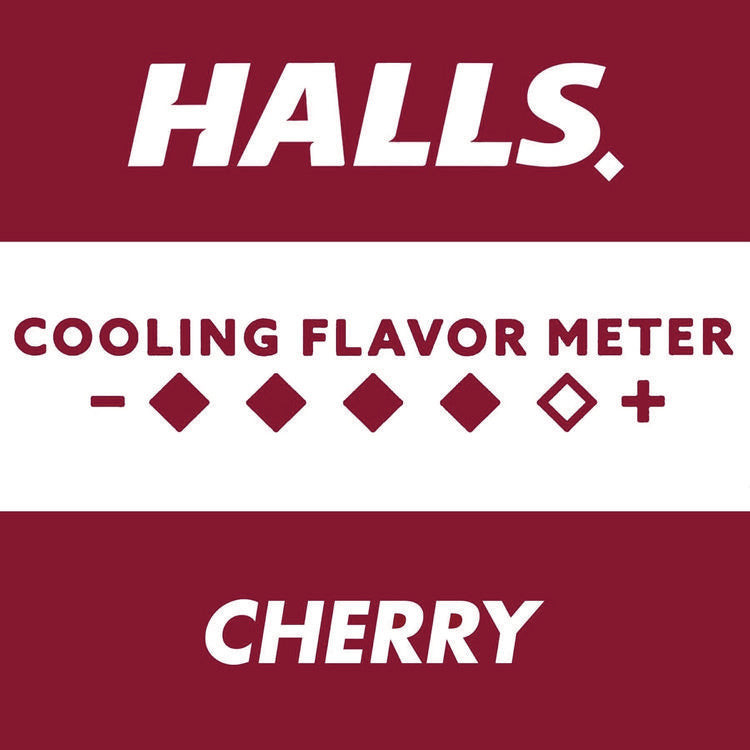 Triple Action Cough Drops, Cherry, 30/Bag, 12 Bags/Box