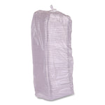 Renewable and Compostable Lids, 7.86 x 7.86 x 1.64, Clear, Plastic, 200/Carton