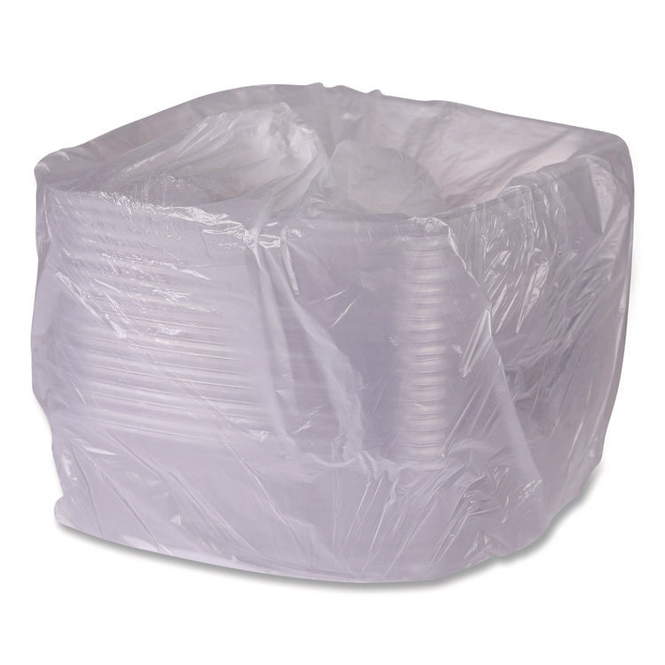 Vanguard Regalia Serving Tray Lids, 14.5 x 14.5 x 3.94, Clear, Plastic, 50/Carton