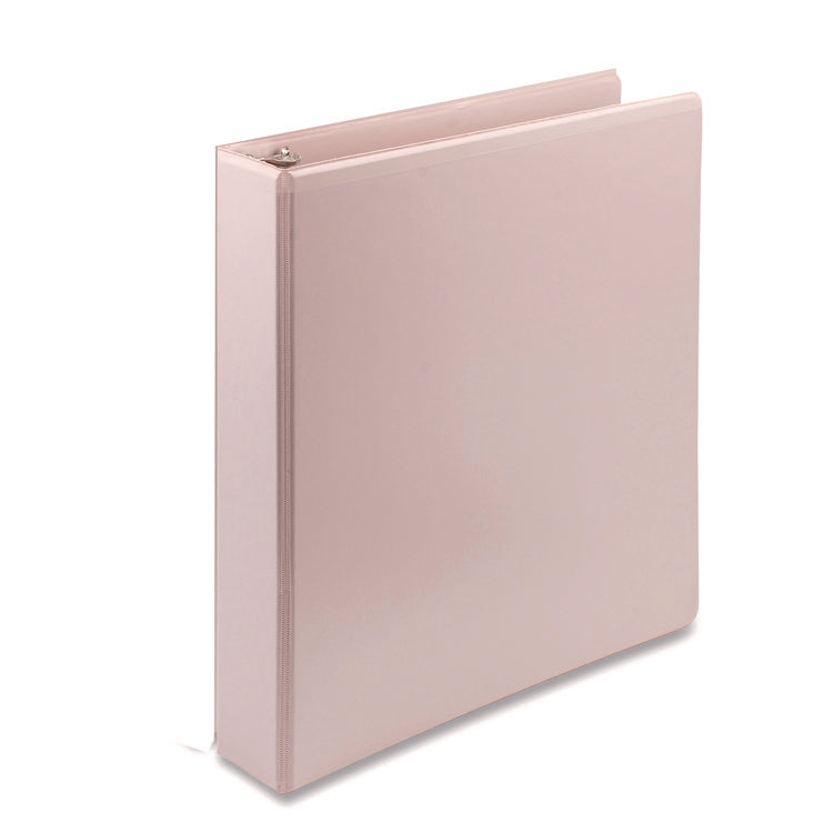 Earth's Choice Plant-Based BOHO D-Ring View Binders, 1.5" Capacity, 11 x 8.5, Rose, 2/Pack