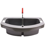 Maid Caddy, Two Compartments, 16 x 9 x 5, Gray
