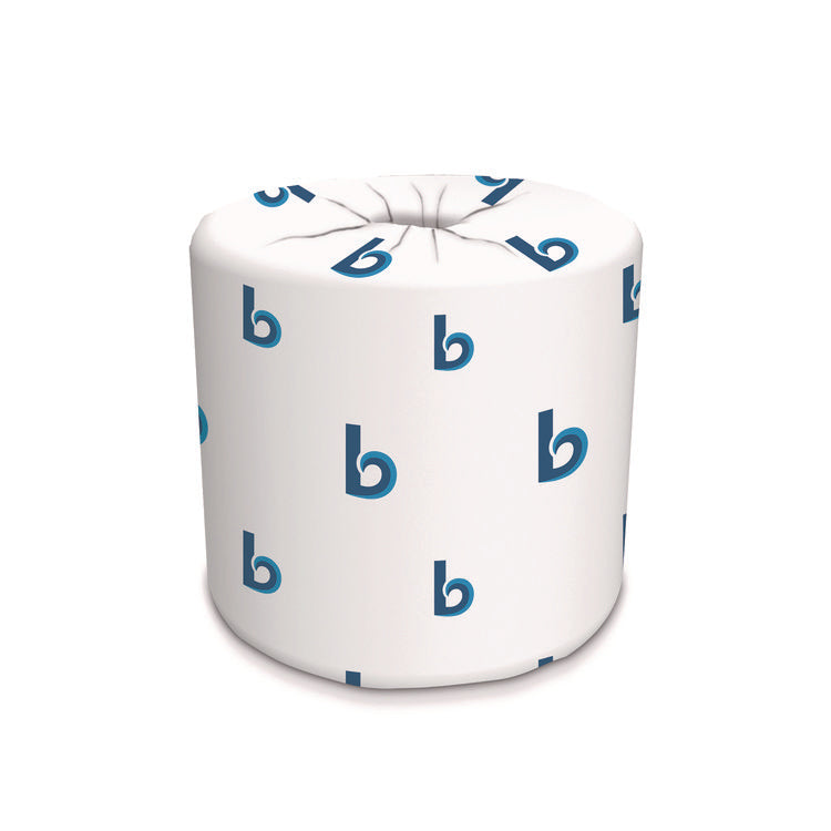 2-Ply Toilet Tissue, Septic Safe, White, 125 ft Roll Length, 500 Sheets/Roll, 96 Rolls/Carton