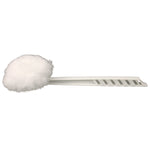 Deluxe Toilet Bowl Mop, 10" Handle, 4.5" Mop Head, White, 25/Carton